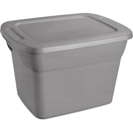 sterilite 18 gallon tote box steel case of 8|cheapest 18 gallon storage bin.